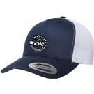 Retro Trucker 2-Tone veredelt mit Bernoise Logo klein schwarz/weiss veredelt mit Bernoise Logo Cap schwarz/weiss